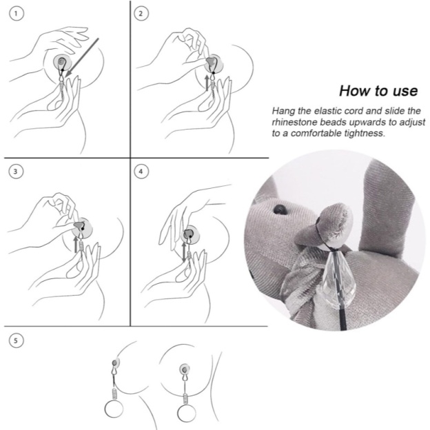 Rope Harness Nipple Clamp - image 3