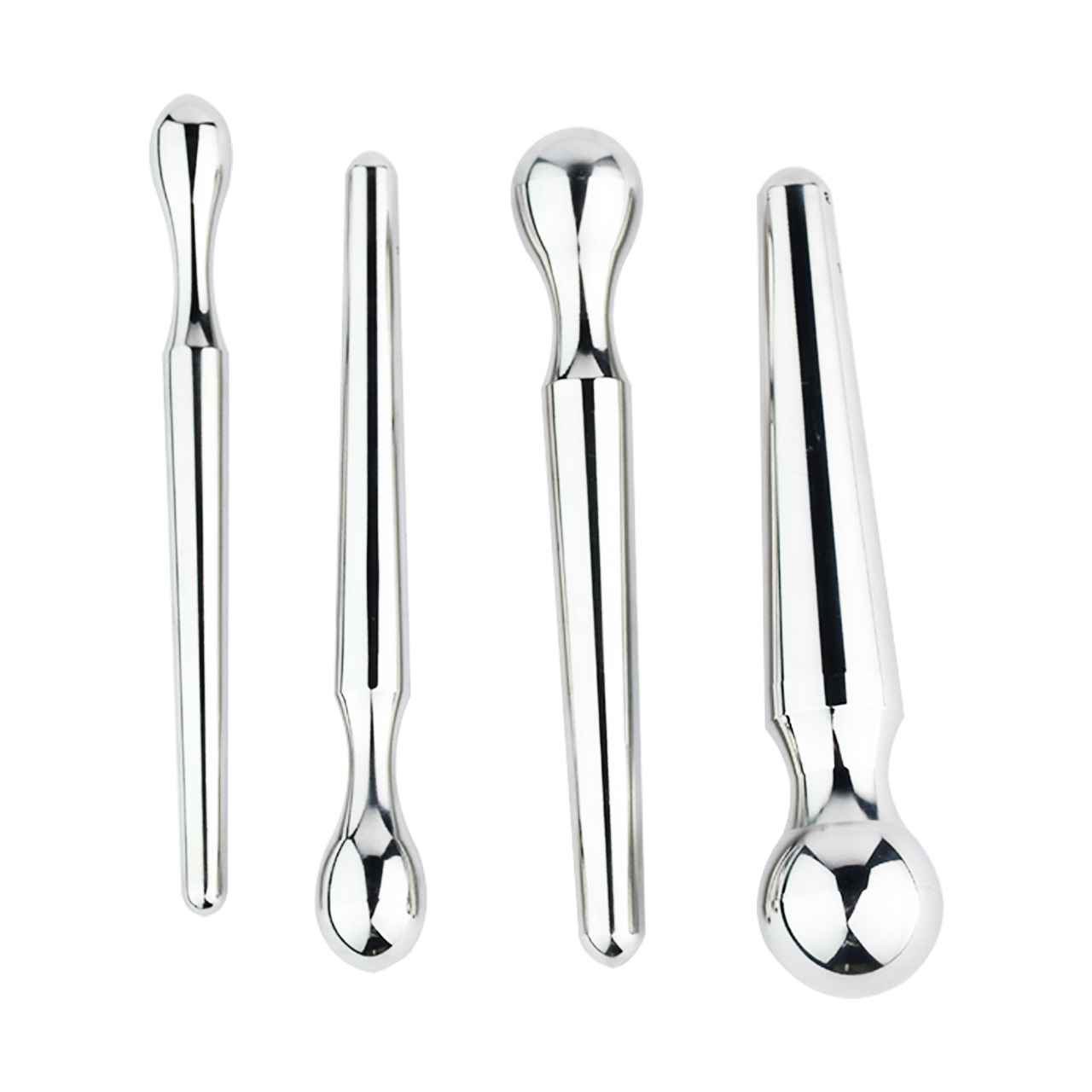 Stainless Steel Urethral Sounds With Scale Sounding Rods -WeLovePlugs