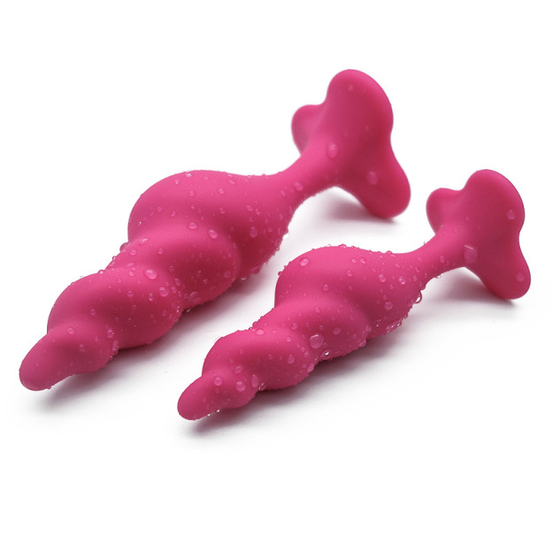 Soft Silicone Anal Plug with Rounded Tip & Flared Base - image 5