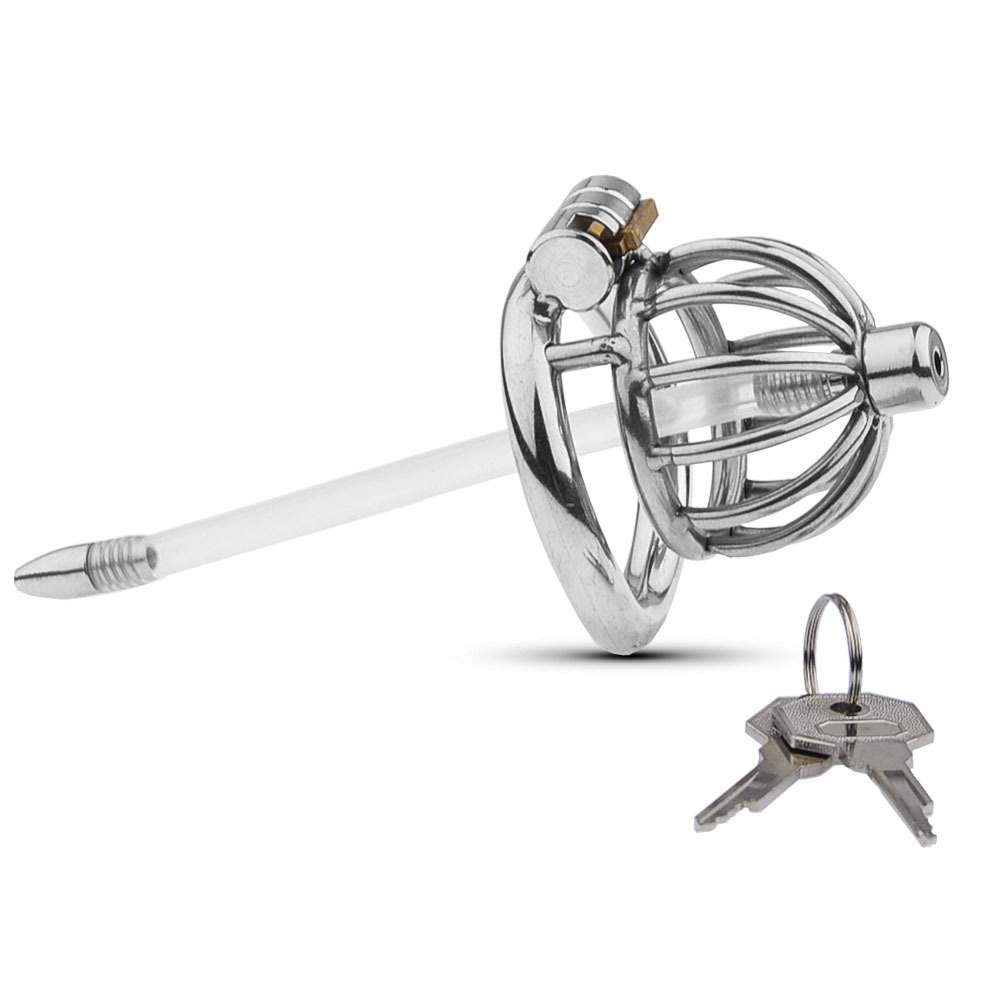 CX014 Metal Chastity Device 1.77 Inches Long -WeLovePlugs