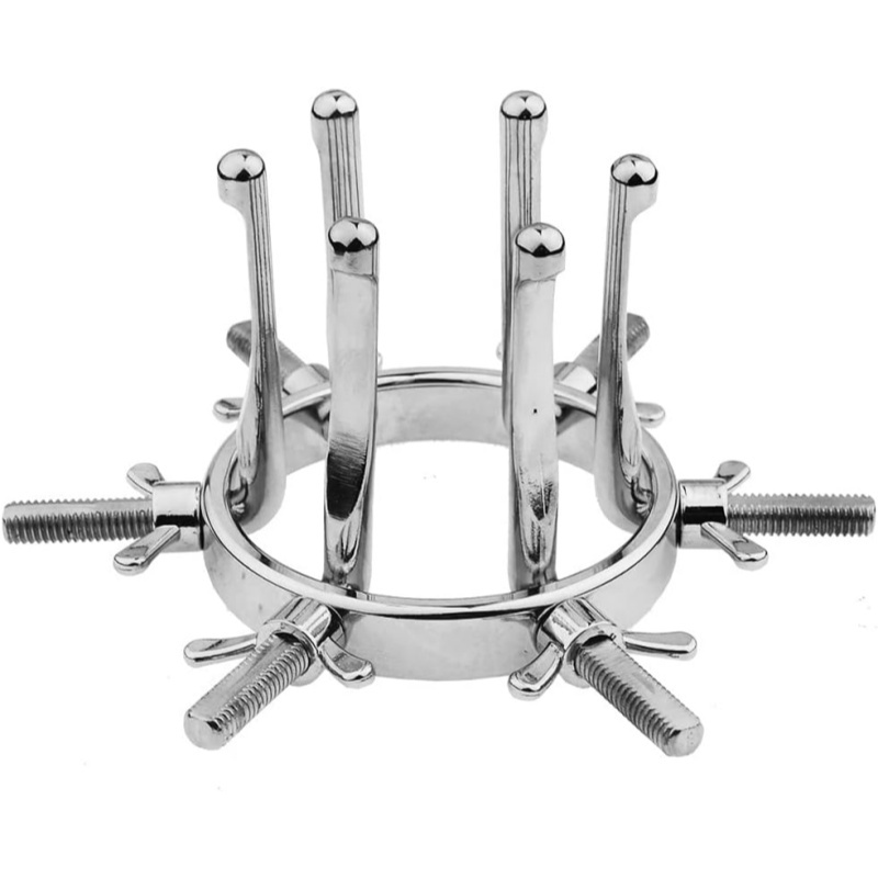 Metal Anal Expander Adjustable Anal Dilator - Silver - image 1