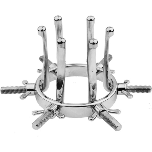 Metal Anal Expander Adjustable Anal Dilator - Silver - image 1