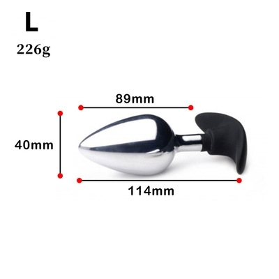 Tailz Master Series Dark Invader Metal & Silicone Anal Plug-WeLovePlugs