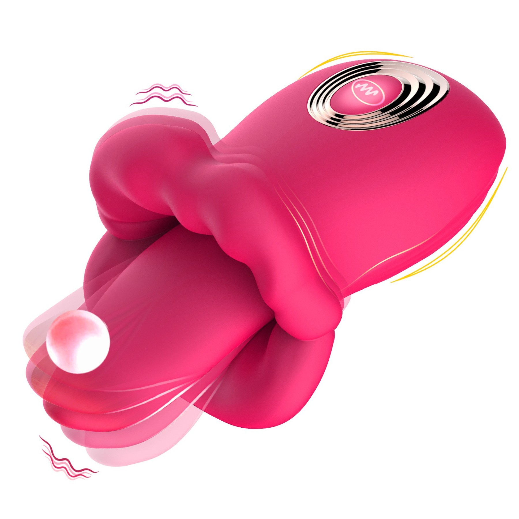 Peach Tease Tongue Vibrator - Light Purple - image 8