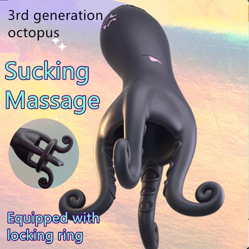 Deep-Thrust Penis Toy Octopus Tentacle Stroker Hands-Free Masturbation Play-WeLovePlugs