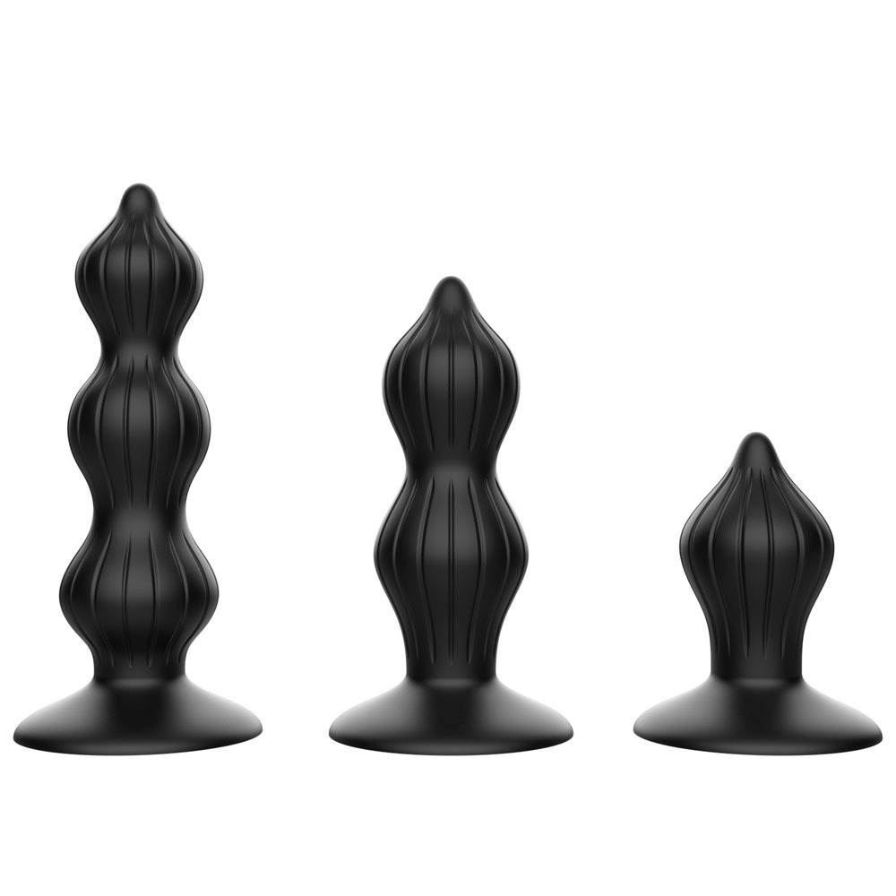 Beaded Style Silicone Anal Plug-WeLovePlugs