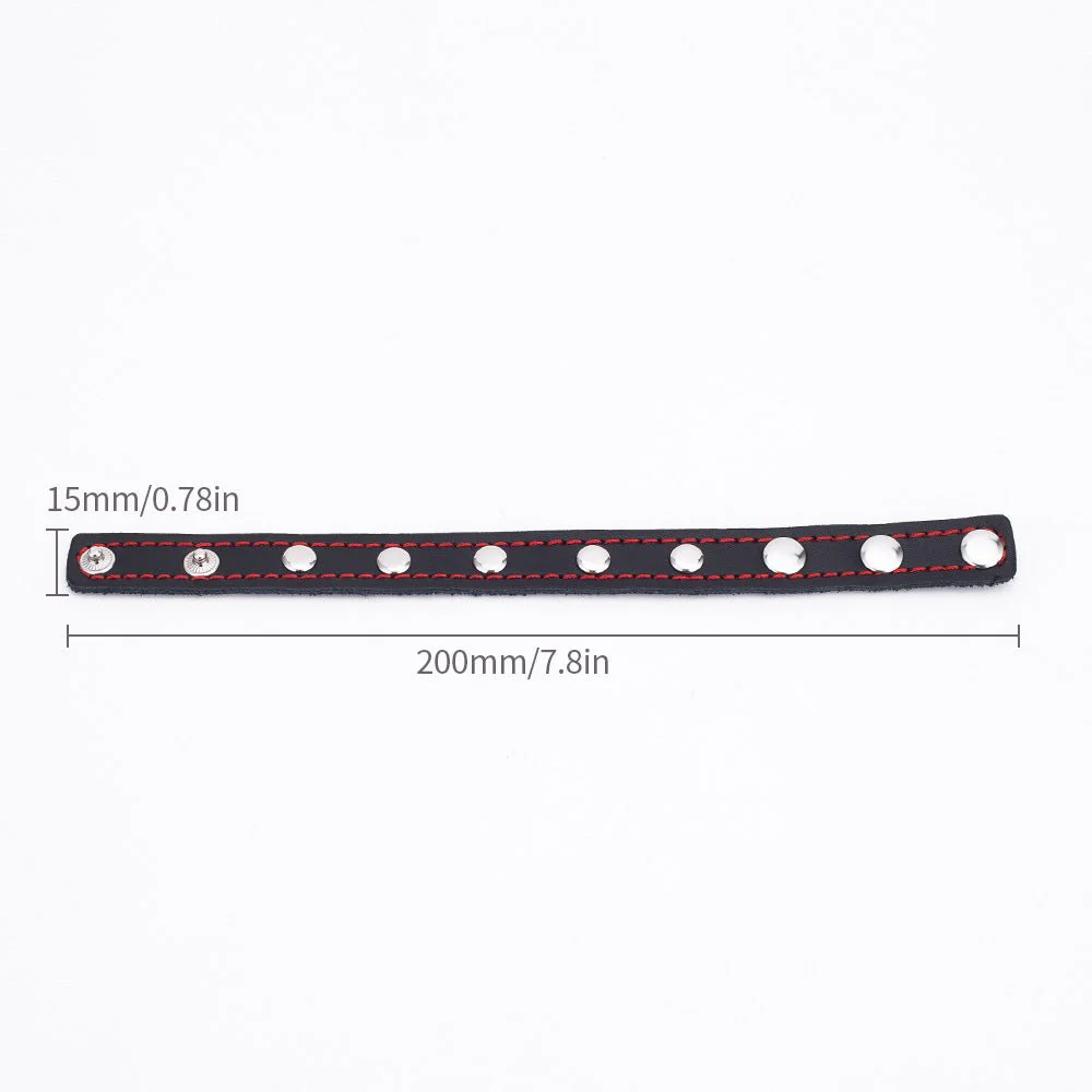 Adjustable Leather Penis Ring -WeLovePlugs