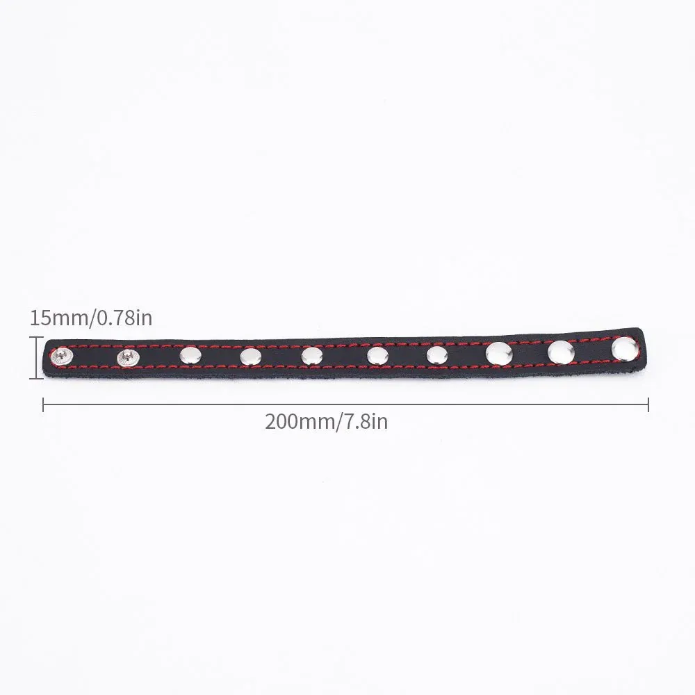 Adjustable Leather Penis Ring -WeLovePlugs