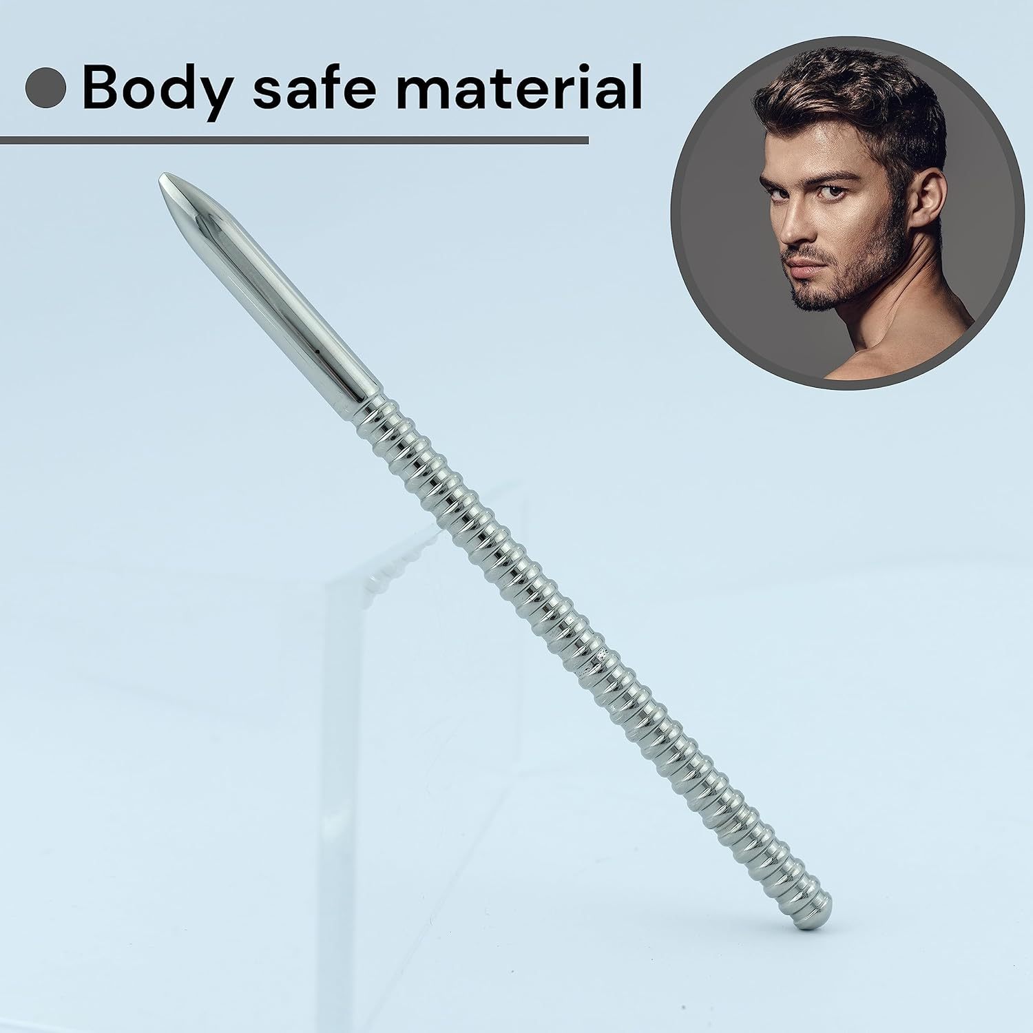 5.9'' X 0.3'' High-quality Stainless Steel Urethral Sound-WeLovePlugs