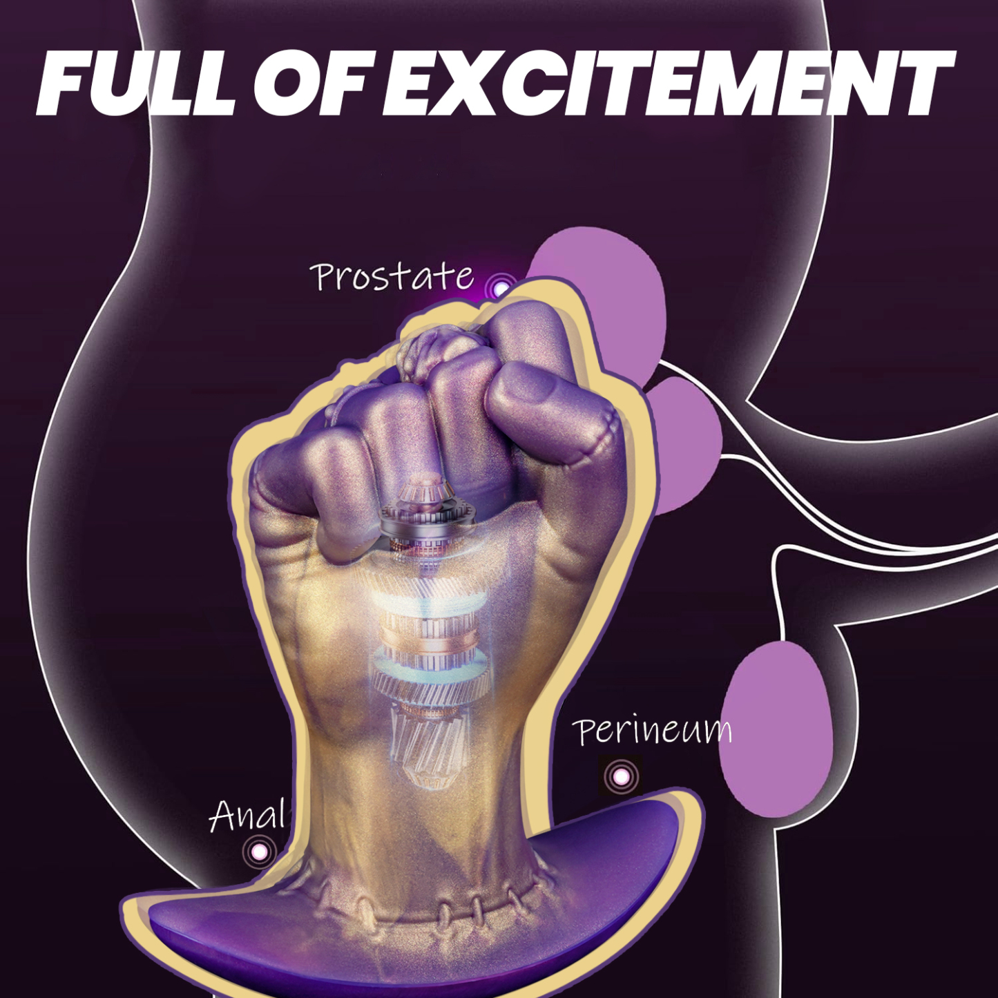 Vibrating Fist Butt Plug - image 6