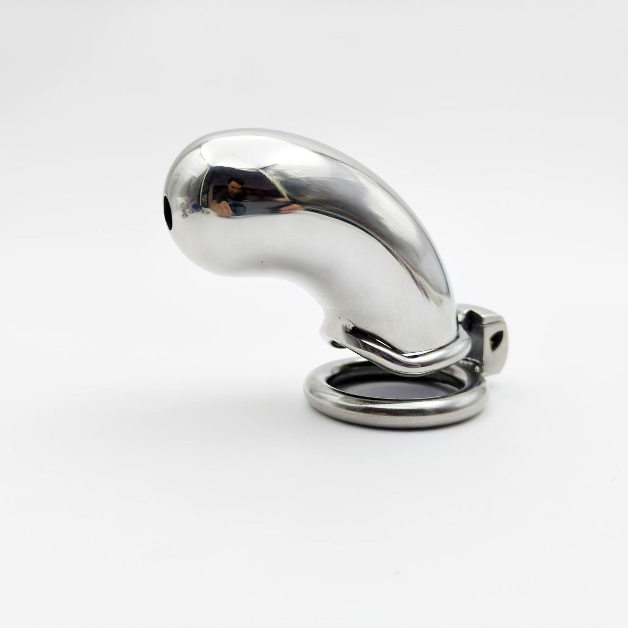 Stainless Steel Long Cylindrical Chastity Cage-WeLovePlugs