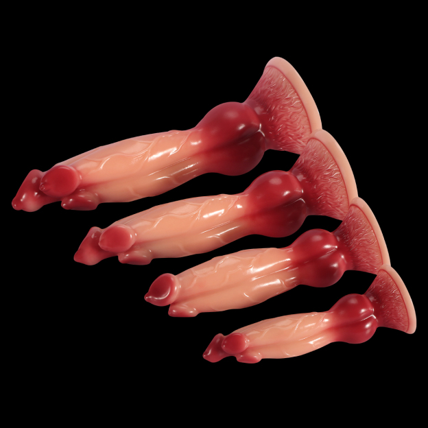 Triple-Knot Canine Fantasy Dildo - image 8