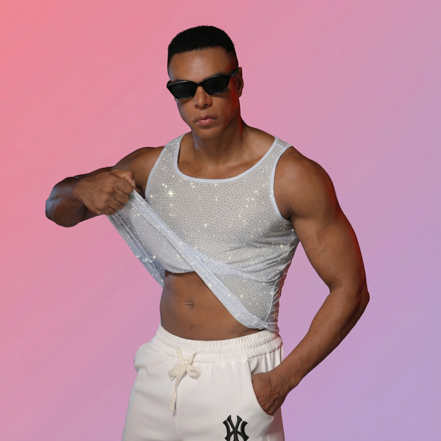 Starluxe Mesh Sparkle Top – Style G - image 22