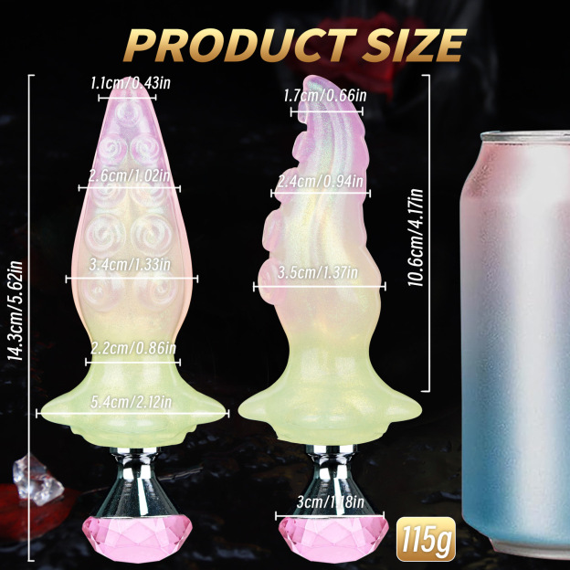 5.62'' Fantasy Tentacle Crystal Plug - image 5