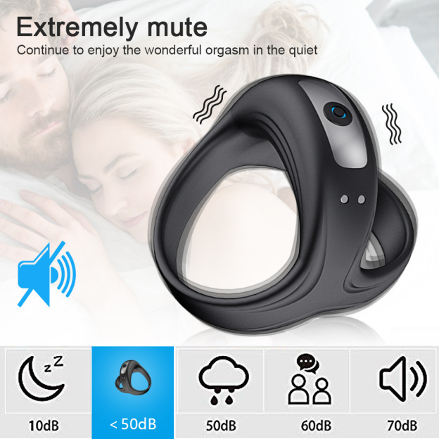 3-in-1 Ergonomic Cock Ring for Maximum Pleasure-WeLovePlugs