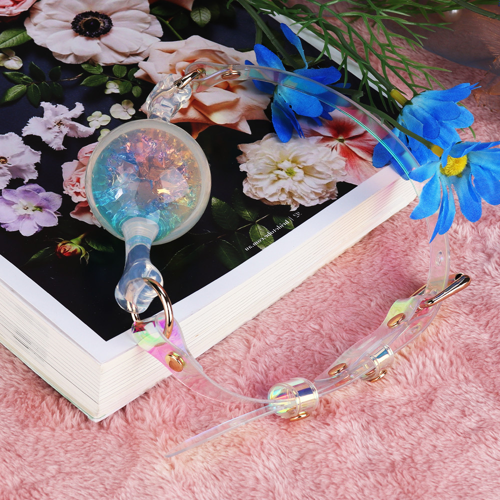 Crystal Breath Control Aesthetics · Bling Ball Gag-WeLovePlugs