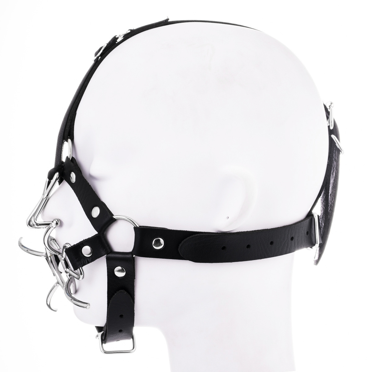 BDSM Spider Ring Gag With Head Slave Harness Nose Hook Flirting Mouth Gags-WeLovePlugs