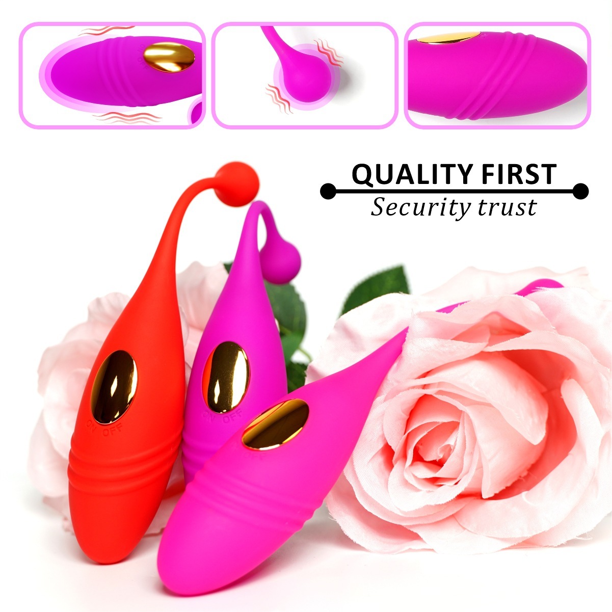 VibePulse Duo – Wireless Ribbed Egg Vibrator-WeLovePlugs