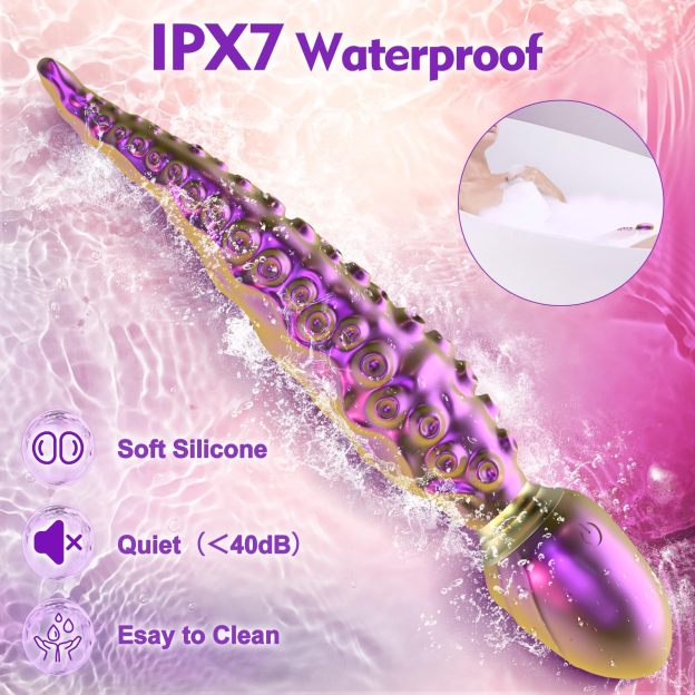 OctoTouch 10-Mode Multi-Zone Vibrator Octupos Dildo-WeLovePlugs