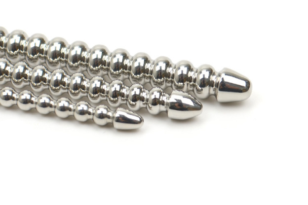 Solid Beaded Urethral Sound 