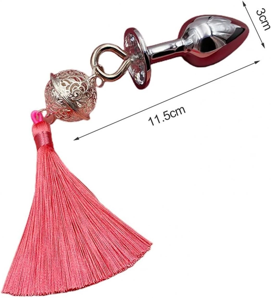 Tassel Bell Erotic Anal Butt Plug 