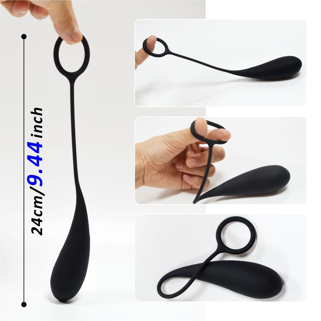 App Control Dual-Color Cock Ring with Vibrating Egg