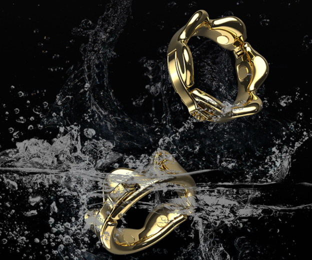 24k Adjustable Glan Ring Penis Ring -WeLovePlugs