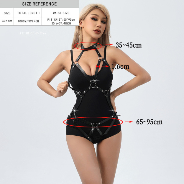 Obsidian Embrace Harness Lingerie