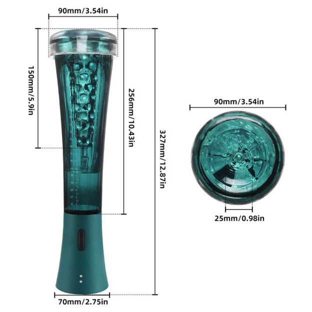 Vacuum Sucking & Vibrating Male Masturbator Stroker-WeLovePlugs