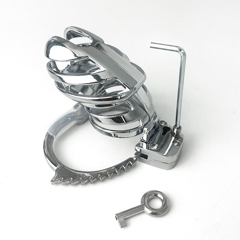 BDSM CBT Spiked Chastity Cage-WeLovePlugs