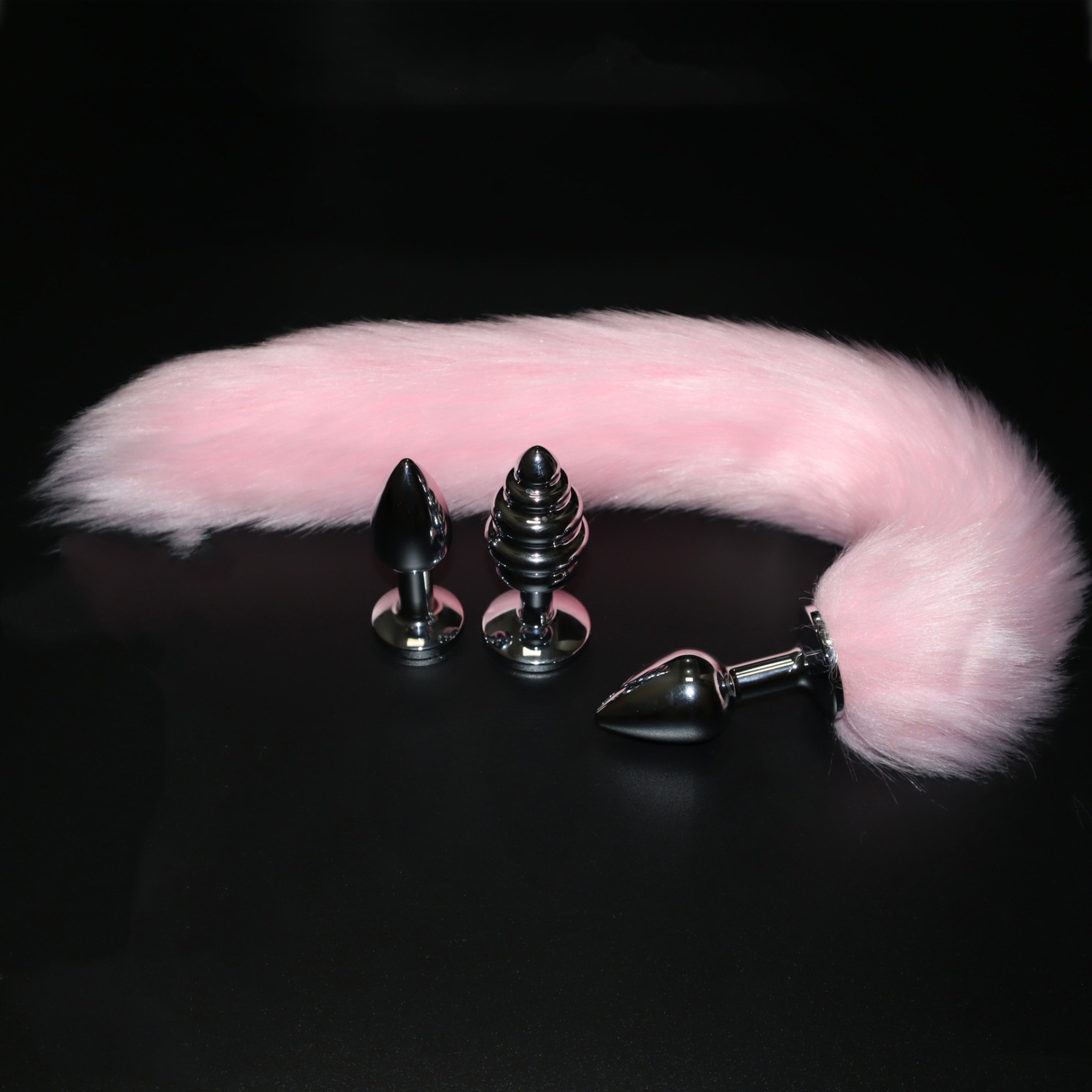Sexy Fox Tail with 3 Butt Plugs -WeLovePlugs