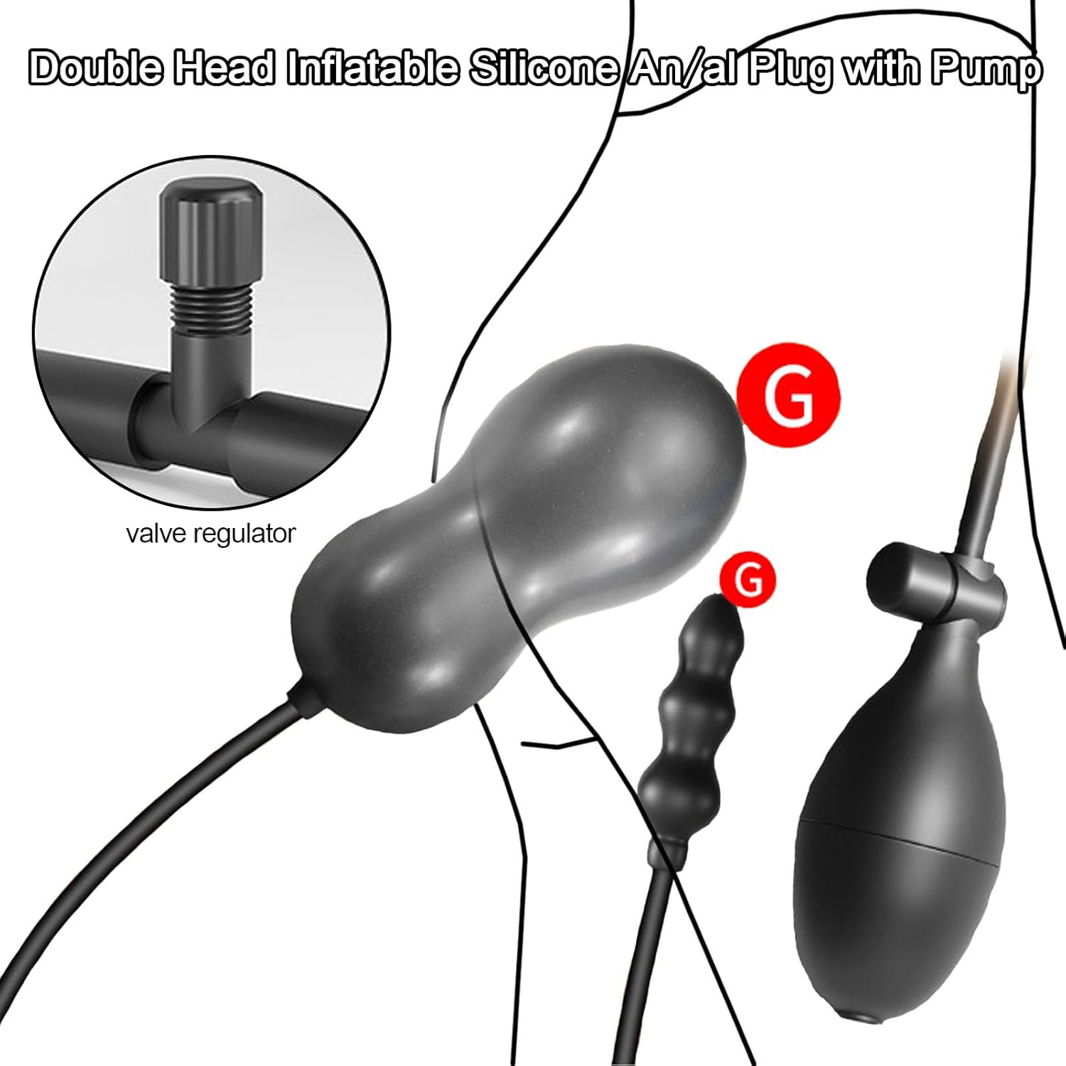 Double-Head Inflatable Plug - image 1