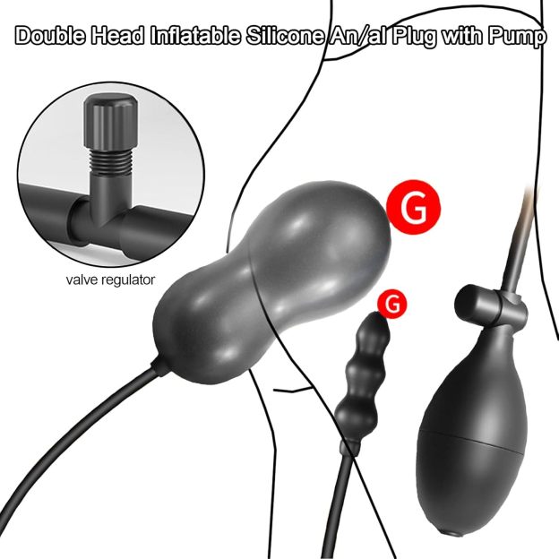 Double-Head Inflatable Plug - image 1