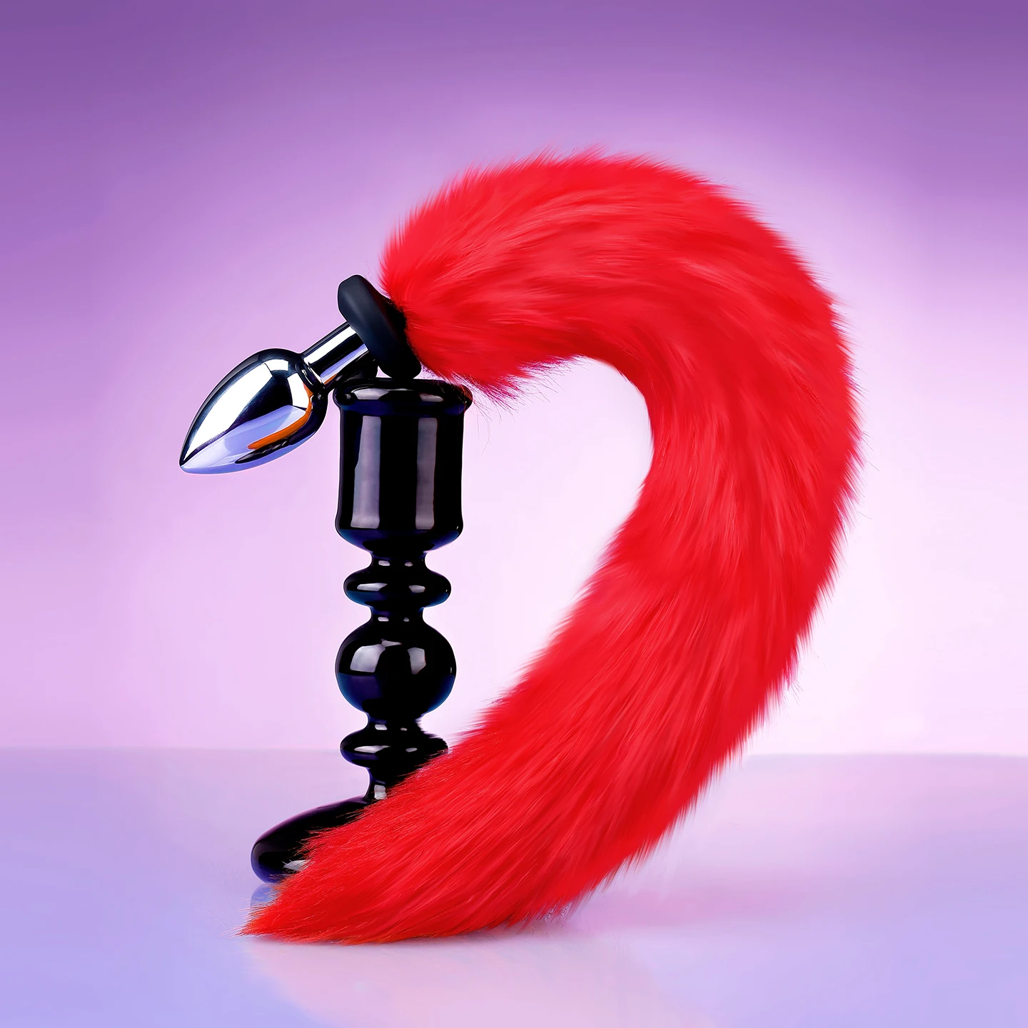15.7'' Electro-Vibrating Fox Tail Butt Plug - image 10