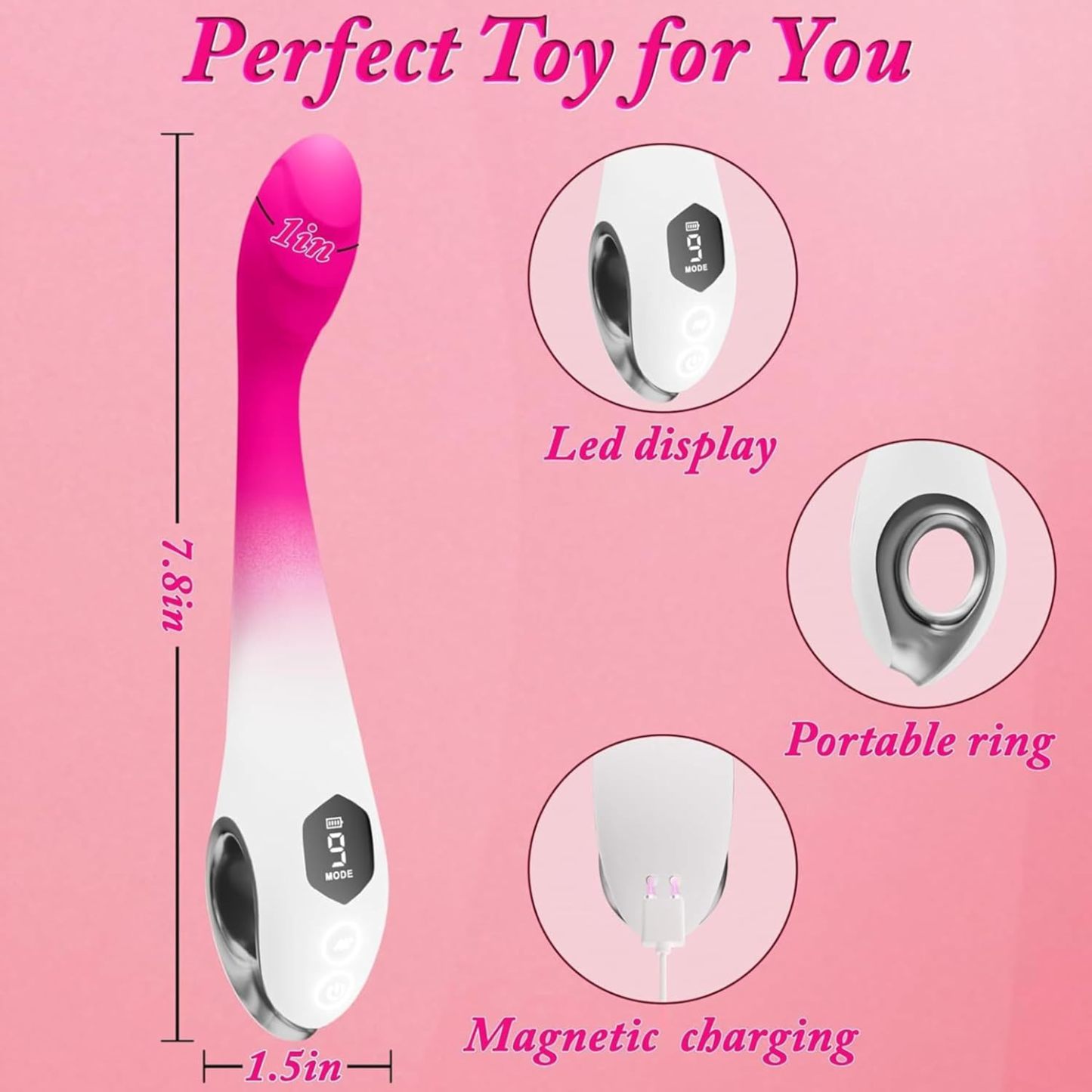 Premium 3D Spiral Oscillation Clitoral & G-Spot Vibrator for Women and Couples - image 10