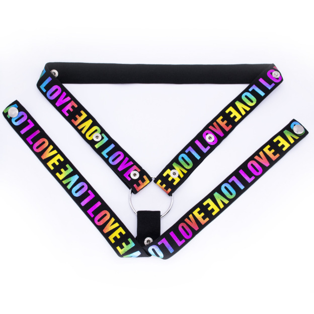 Male Chastity Belt With Four-way Wide Restraint Belt -WeLovePlugs