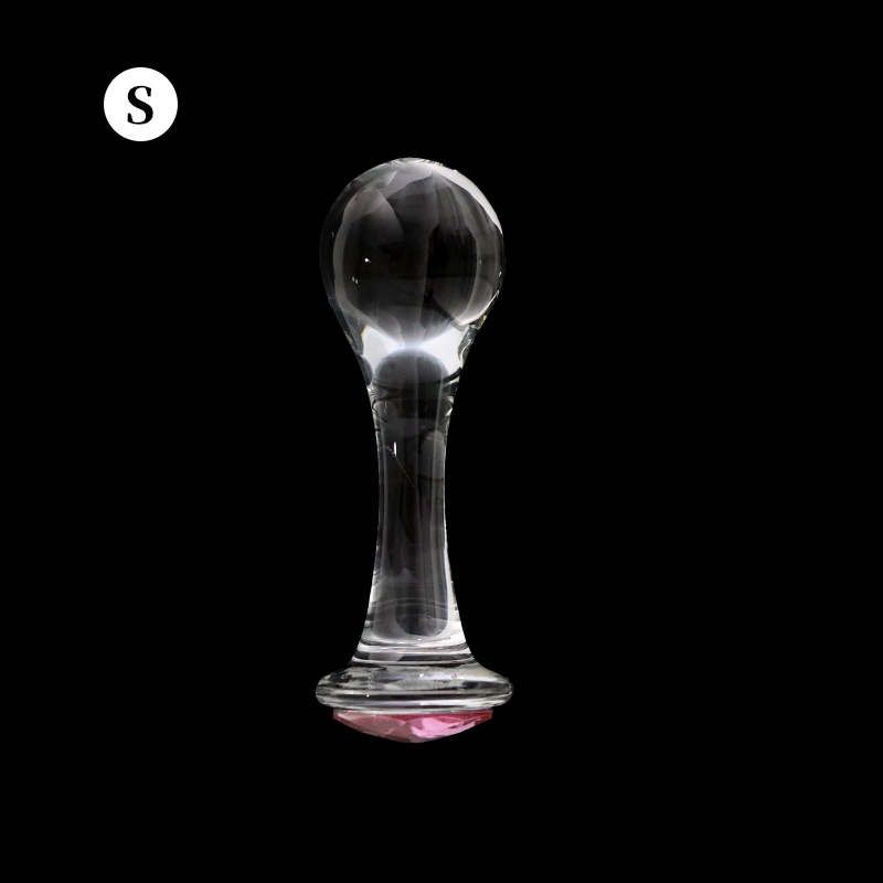 Crystalglow Glass Pleasure Anal Plug-WeLovePlugs