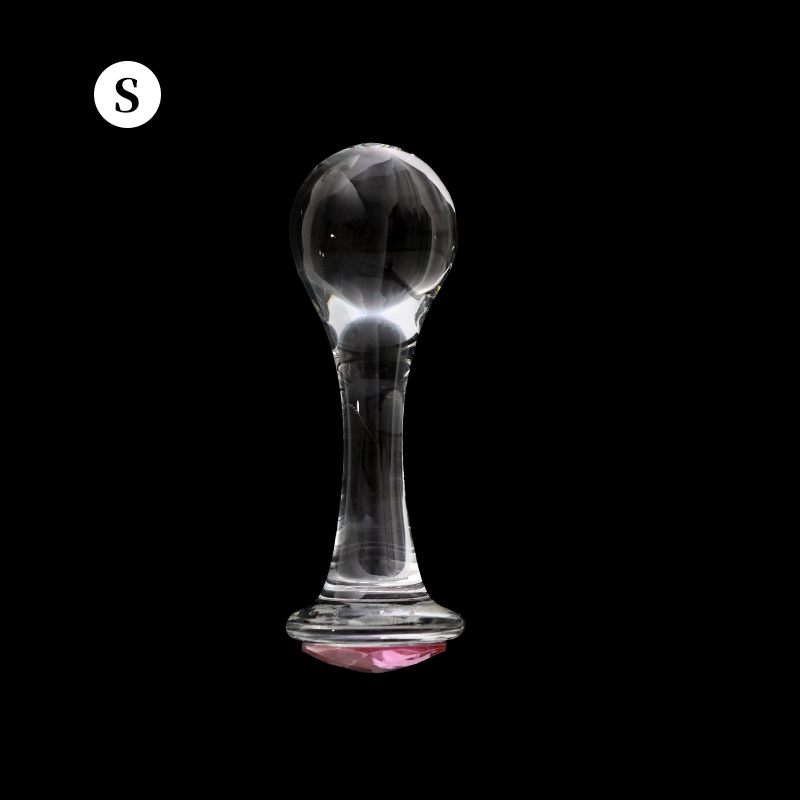 Crystalglow Glass Pleasure Anal Plug-WeLovePlugs