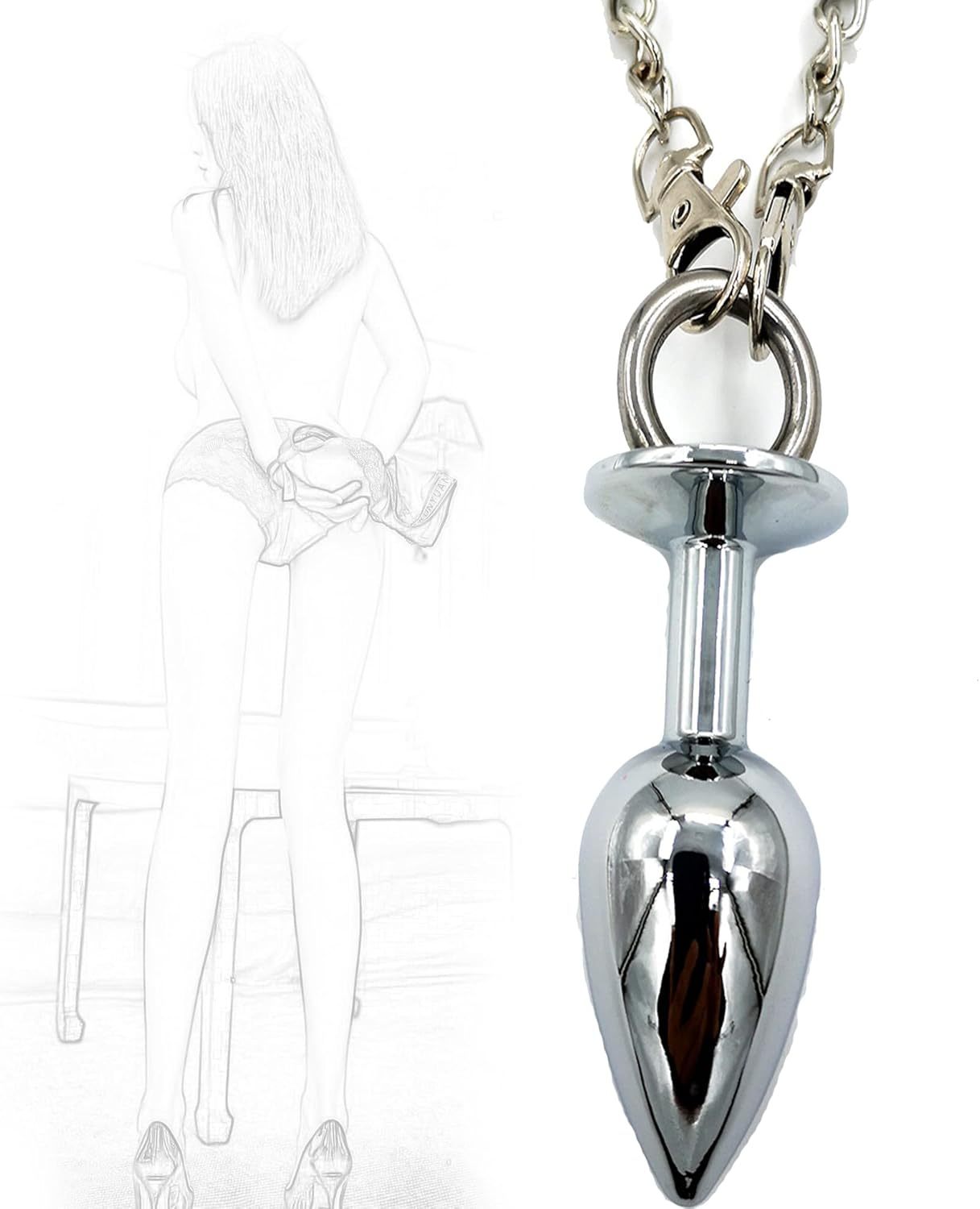 BDSM Handcuffs with Butt Plug