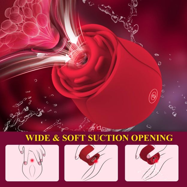 Clitoral Sucking & Slapping Vibrator – Rose Toy for Intense Pleasure-WeLovePlugs