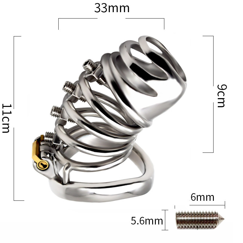 Metal Slave SM Sparse Chastity Cage -WeLovePlugs
