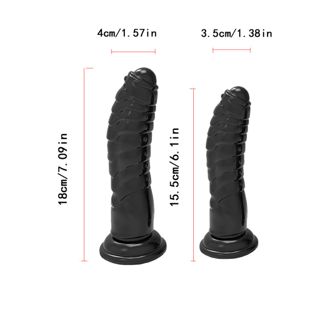 Dual-Sided Silicone Strap On Dildo with Butt Plug-WeLovePlugs
