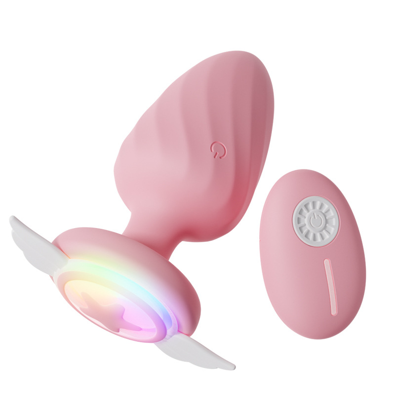 Angel Captain's Shield Light Up Vibrating Anal Butt Plug -WeLovePlugs
