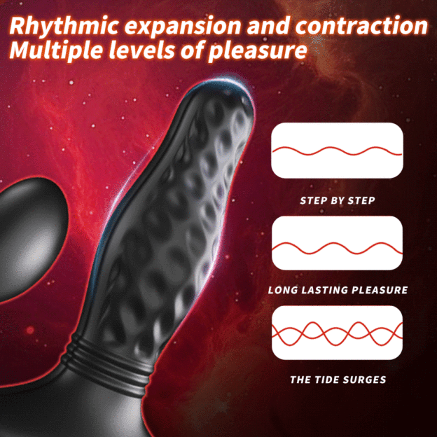 OrgasmoWave - Remote Control 3-in-1 Butt Plug Prostate Massager
