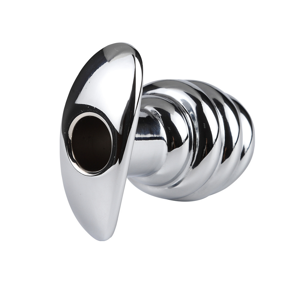 Hollow Ribbed Anal Plug -WeLovePlugs