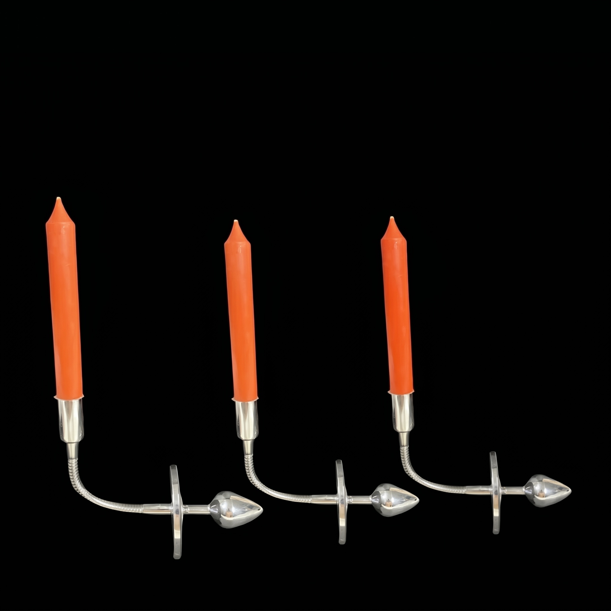 Candle Flame Anal Plug Set - image 1