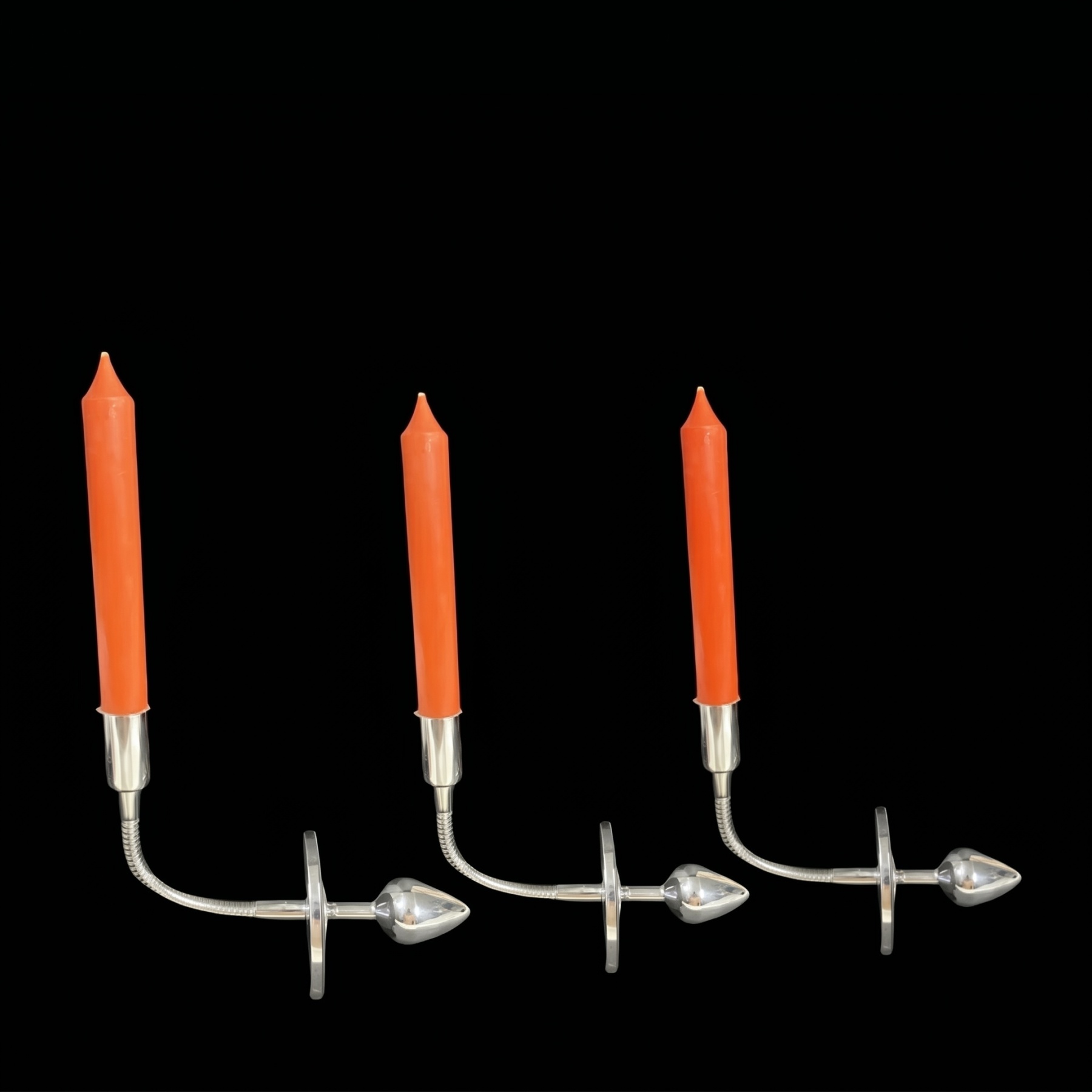 Candle Flame Anal Plug Set - image 1