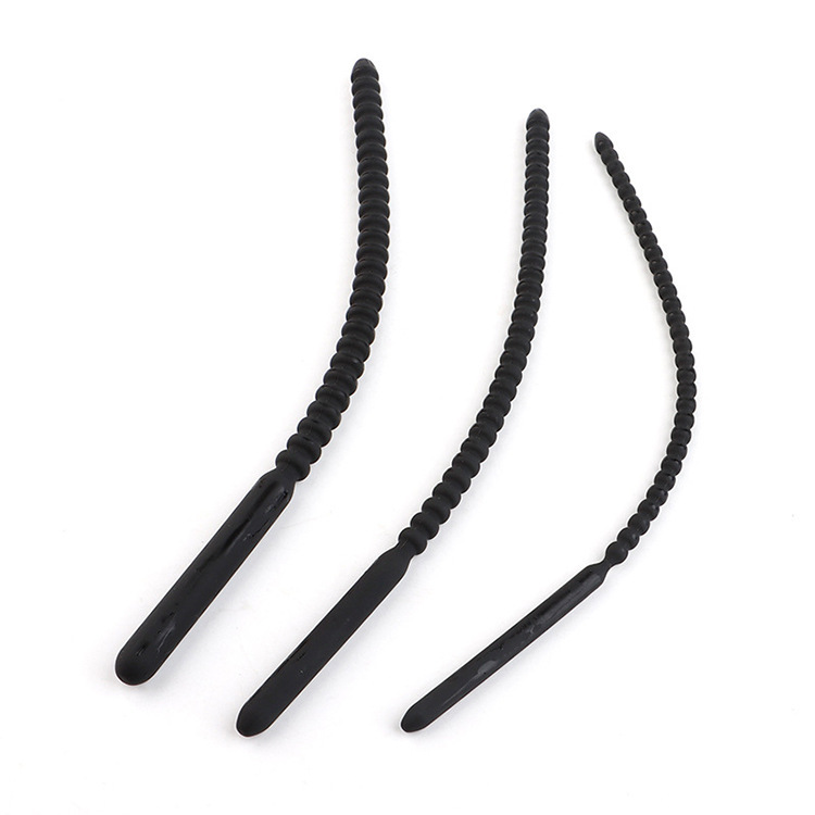 Silicone Beaded Urethral Sound (5mm 7mm 9mm)-WeLovePlugs