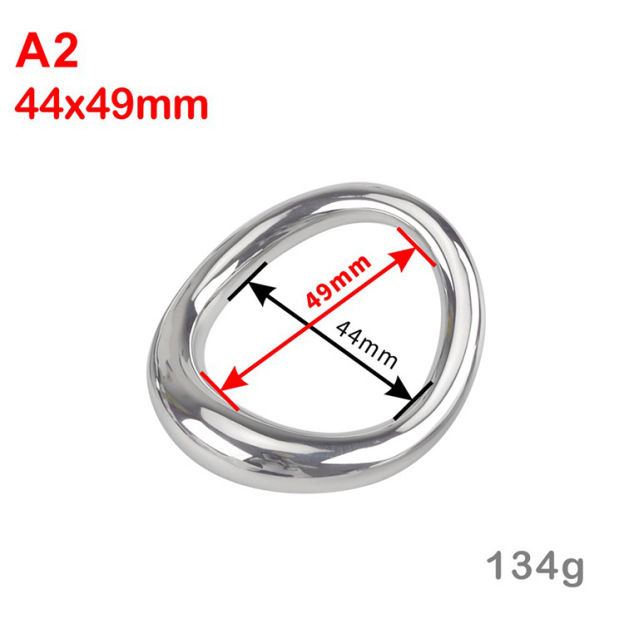 Ergonomic Steel Cock Ring -WeLovePlugs