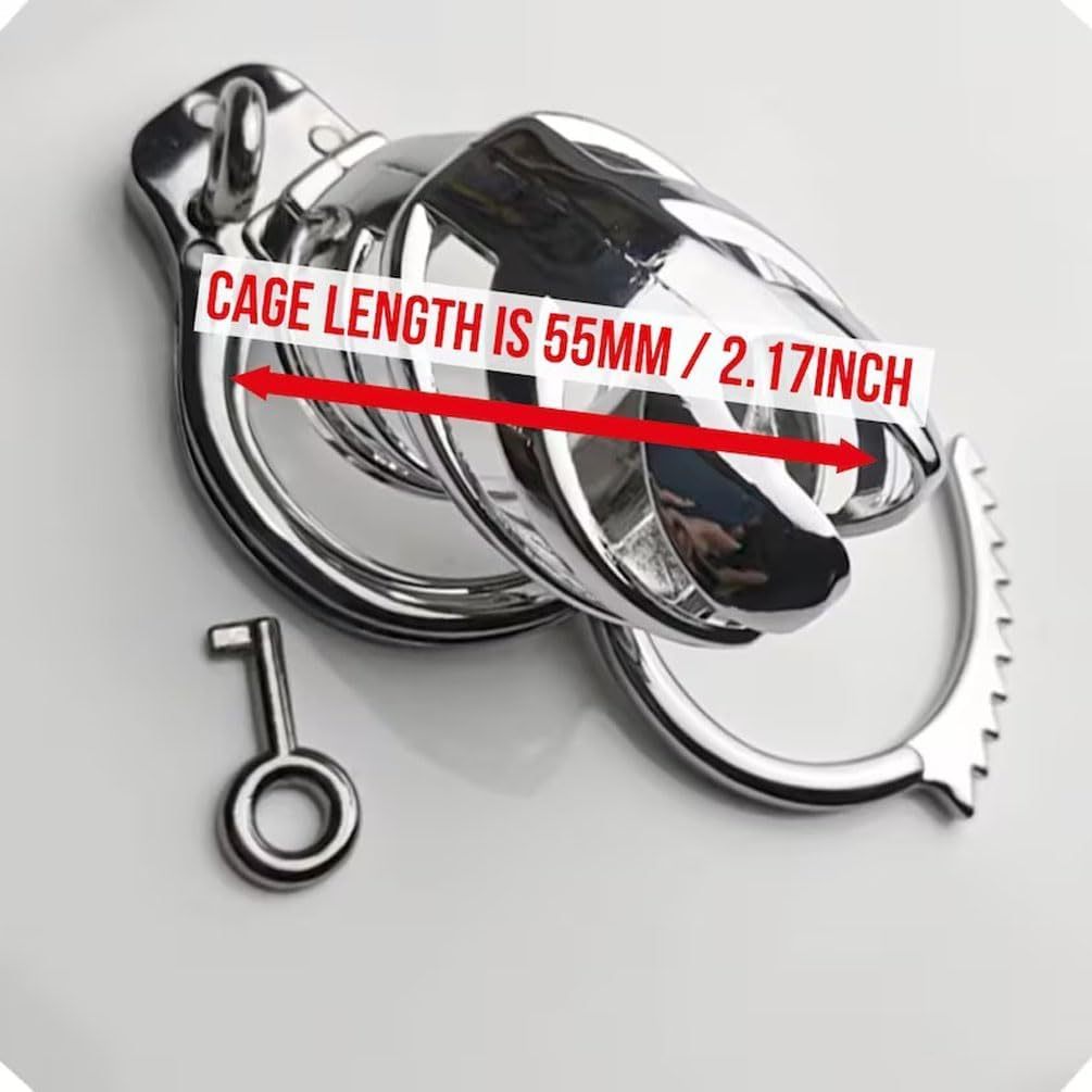 BDSM CBT Spiked Chastity Cage-WeLovePlugs